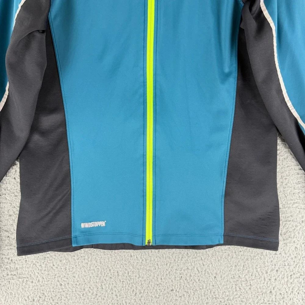 The North Face Flight Series Jacket Men's M Teal WINDSTOPPER Full Zip Running